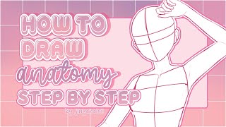 【 How To Draw Anime Anatomy Ibis Paint X on Phone 】 [upl. by Anahs]