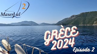 Grèce 2024 Ep2  De Lefkada vers Ithaque Marmagkas Filiatro [upl. by Aicenod]