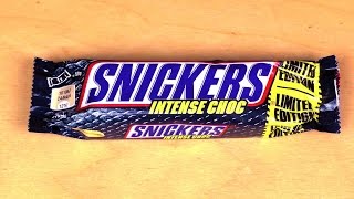 SNICKERS intense CHOC  Limited Edition Review [upl. by Ladew]