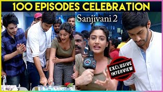 Surbhi Chandna amp Namit Khanna Celebrates 100 Episodes Of Sanjivani 2  Exclusive Interview [upl. by Veta]