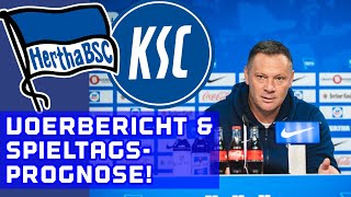 Hertha BSC vs Karlsruher SC Vorbericht amp Meine Aufstellungen Unsere Freunde kommen nach Berlin [upl. by Ikairik]