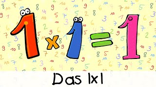 🔢 Das 1x1  Kinderlieder zum Lernen [upl. by Euphemie]