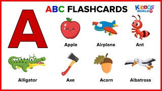 ABC Alphabet Video Chart  Learning The Letters and English Vocabulary for Preschool [upl. by Eldred]