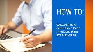 Beginners Guide to Calculating CRIs Continuous Rate Infusion [upl. by Annaeg]