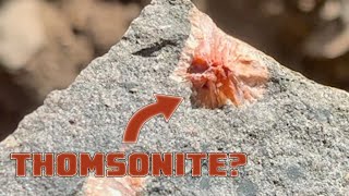 Finding and Polishing Thomsonite in the Keweenaw Peninsula [upl. by Giusto]