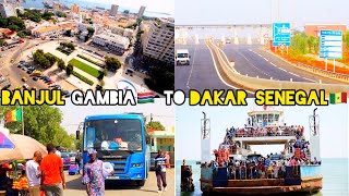 Road Trip From Banjul Gambia To Dakar Senegal [upl. by Lyndon]