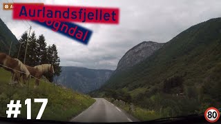 Aurlandsfjellet  Sogndal Driving Norway 17 [upl. by Aihsenet]