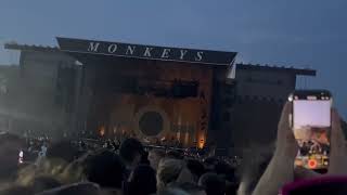 Arctic Monkeys  Crowd Sings When The Sun Goes Down┃Live  Hillsborough Park Sheffield 100623 [upl. by Aihtnamas]