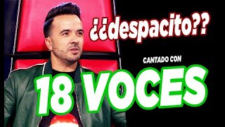 Despacito PARODIA IMITACIÓN DE CANTANTES Nacho Lozano [upl. by Hallett]