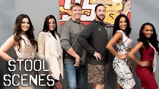 Hooters Calendar Girls Model At Barstool Headquarters  Stool Scenes 2335 [upl. by Nolyk670]