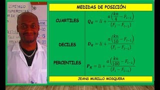 CUARTILES DECILES Y PERCENTILES jeanmurillo9981 [upl. by Hyps]