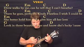 Teardrops on My Guitar Taylor Swift Mandolin Cover Lesson with Lyrics  Chords [upl. by Asusej178]