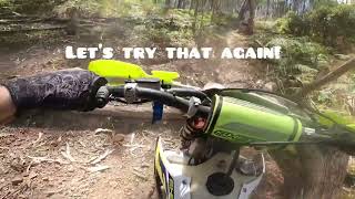 Starglen lodge part two Hard enduro sherco se 300 factory and ktm 300 exc [upl. by Naahsar]