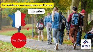 Le Crous  Les inscriptions aux cités universitaires en France ont commencé campusfrance crous [upl. by Roanne832]