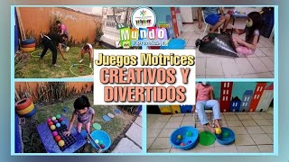 ⛹️Motricidad Gruesa🤹 juegos CREATIVOS y DIVERTIDOS para niños en casa habilidades motrice [upl. by William]