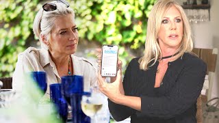 Vicki Gunvalson EXPOSES Texts With Dorinda Medley Amid RHUGT Fight Exclusive [upl. by Hoi]