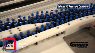 Infinity Series Loop Accumulator with a Pressure Combiner Handling 750ml Wine Bottles [upl. by Fran]