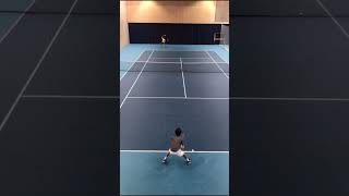 Decent rally with nice backhand to end tennis tennislife [upl. by Ys]