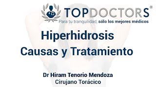 Hiperhidrosis Tratamiento para la Sudoración Excesiva [upl. by Barabas]