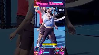 Court Dance Delight 😍dance dancemashup vibes tennis [upl. by Dazhahs14]