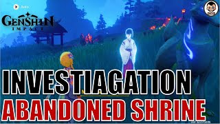 Continue the Investigation at the Abandoned Shrine  Sacrificial Offering  Genshin Impact [upl. by Ahtnama]