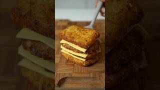 치즈 해시브라운 Cheese Hash Brown ASMR [upl. by Ydok29]