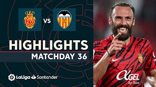 Resumen de RCD Mallorca vs Valencia CF 10 [upl. by Ekenna]