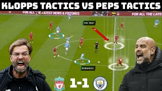 Tactical Analysis  Liverpool 11 Manchester City  A Dominant Showing From Klopp [upl. by Nahsar]