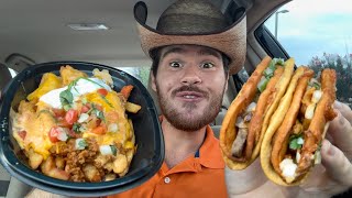 Taco Bell Cheesy Street Chalupas and Jalapeno Ranch Nacho Fries Review [upl. by Fabria]