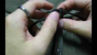 How to tie a square sinnet lanyard [upl. by Idrahs]