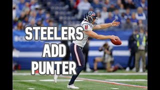 Breaking Steelers Sign P Cameron Johnston [upl. by Jaqitsch464]