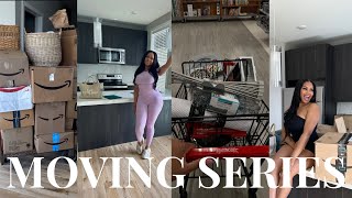 MOVING VLOG Ep1  I moved out  empty apartment tour  packing  house shopping amp more [upl. by Eolc]