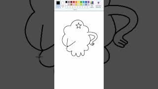 Lumpy Space Princess Ditto  MS Paint drawing pokemon ditto [upl. by Asiuqram]