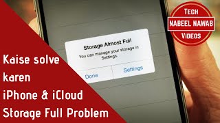 iPhone storage full amp iCloud storage full problem amp solution [upl. by Tshombe]