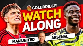 MANCHESTER UNITED vs ARSENAL Live with MARK GOLDBRIDGE [upl. by Coral]