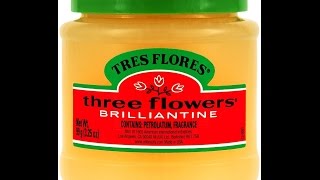 Tres Flores Brilliantine Petroleum  Hair Product Review [upl. by Enyrhtak]