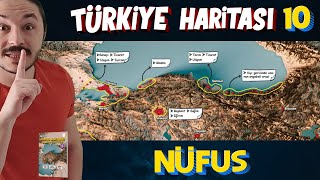 TÜRKİYENİN NÜFUS YOĞUNLUĞU Türkiye Harita Bilgisi Çalışması KPSSAYTTYT [upl. by Duong681]