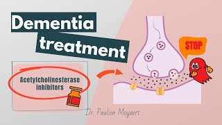 Dementia treatment l Acetylcholinesterase inhibitors  Donepezil Galantamine Rivastigmine [upl. by Ehcar735]