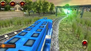 Red signal train crossing game play with Android phone passenger train 🚂 [upl. by Eiliak]