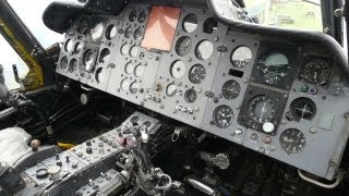 Westland Wessex helicopter cockpit [upl. by Nellahs]