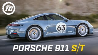 FIRST DRIVE Porsche 911 ST – 518bhp GT3 RS Engine  Manual  Ultimate 911  Top Gear [upl. by Juetta]