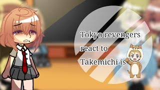 tokyo revengers react to takemichi is maki katsuragino original✨🌸 12 [upl. by Gamages]