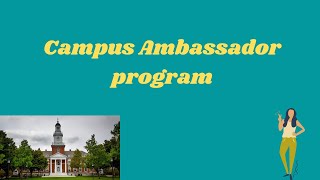 Campus Ambassador Program kya hota hai [upl. by Lucita676]