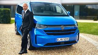 NEW Volkswagen Transporter 2024 Fast Enough for Jason Statham or Just a Fancy Ford Van [upl. by Zakaria337]