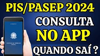 PISPASEP 2024 CONSULTA NO APP LIBERA EM BRVE [upl. by Kiker]