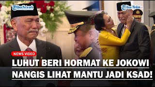 LUHUT MENANGIS Menantunya Maruli Simanjuntak Dilantik Jokowi jadi KSAD Langsung Peluk Sang Anak [upl. by Marquardt610]