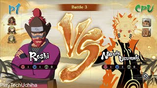 ROSHIYUGITOYAGURA VS NARUTORAIKAGEKILLER BEE [upl. by Harret]