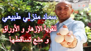 سماد منزلي مجاني لمنع تساقط أزهار وأوراق النباتات و تقويتها [upl. by Nauh]