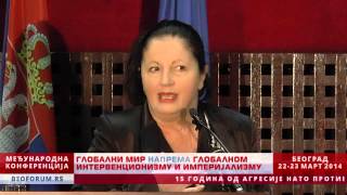 MILICA AREŽINA SERBIA  Global Peace vs Global Interventionism and Imperialism [upl. by Refinney]