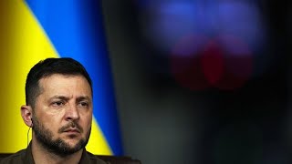 Le président ukrainien dénonce lquotindécisionquot de lOtan qui encourage quotla terreurquot russe [upl. by Yral]